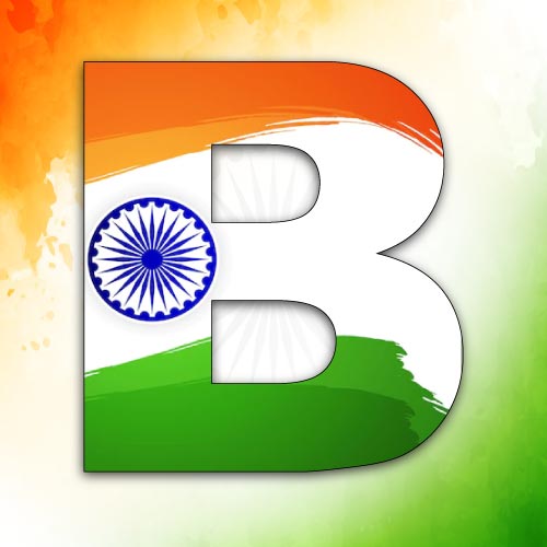 Indian flag b name dp 