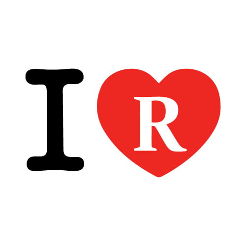R love photo - I Love R beautiful heart