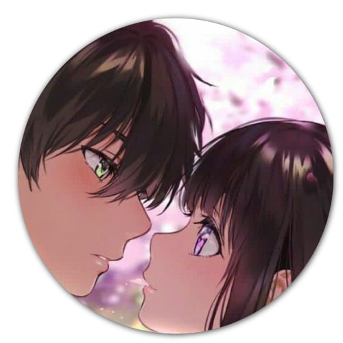 Couple Dp Anime - circle cute couple anime