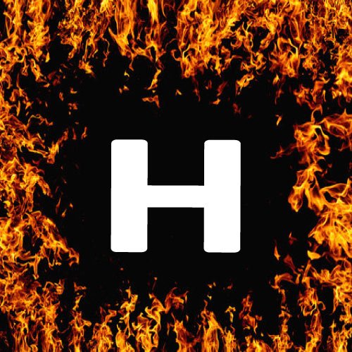 H name dp - fire background