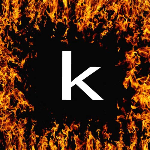 K name dp - fire background
