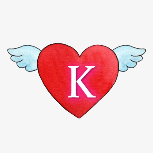 K love dp - flying heart