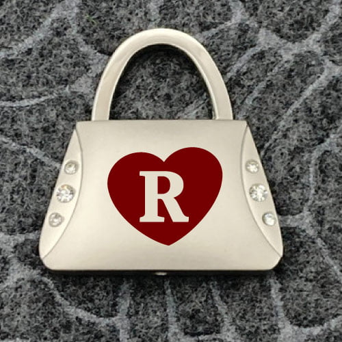 R name photo - heart on purse R