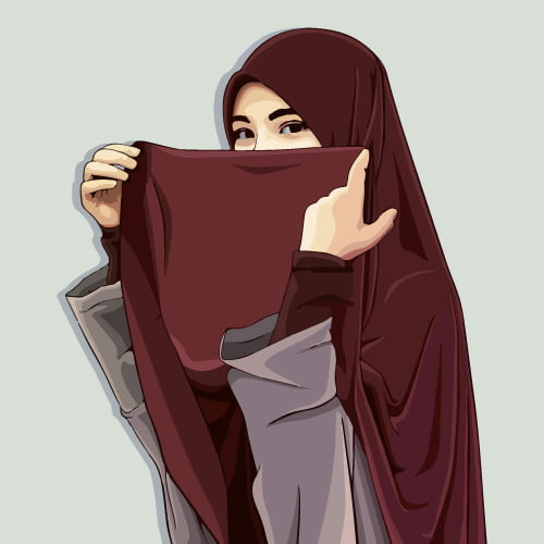 Hijab Girl Dp - brown hijab girl