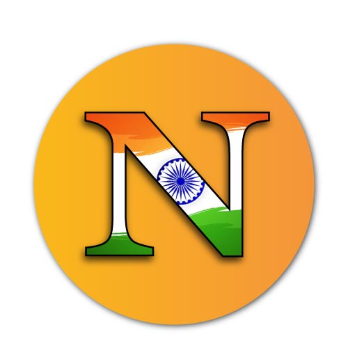 tiranga Indian Flag N letter dp 