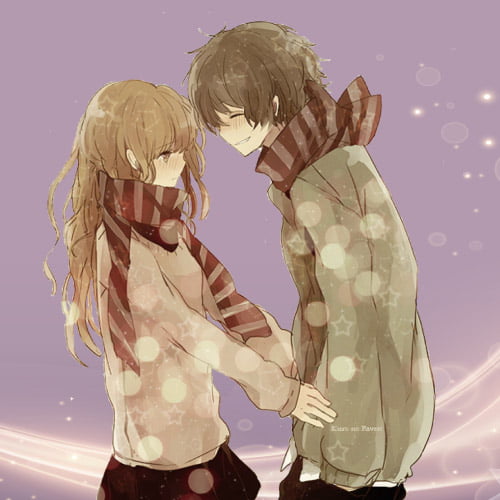 Anime Boys and Girls Dp - lighting background couple anime