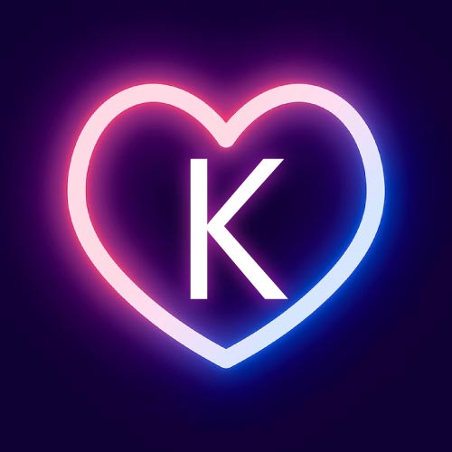 K dp - neon heart