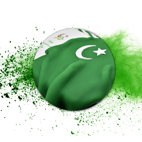 14 august dp of flag in circle