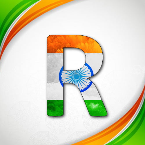  R Tiranga - Indian Flag colors Tiranga