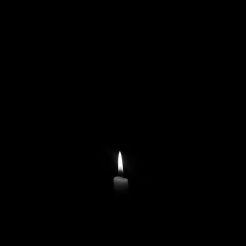 Black DP For WhatsApp - black candle