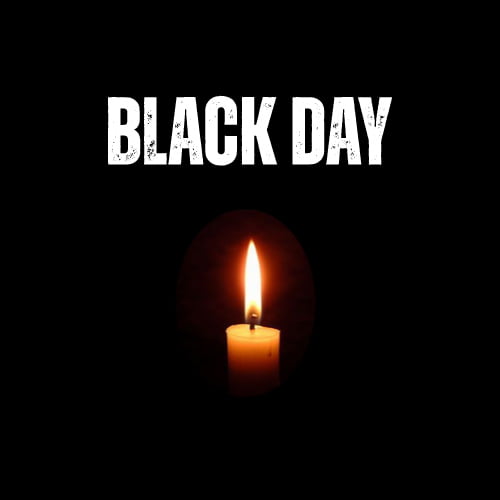 Black DP For WhatsApp - nice candle