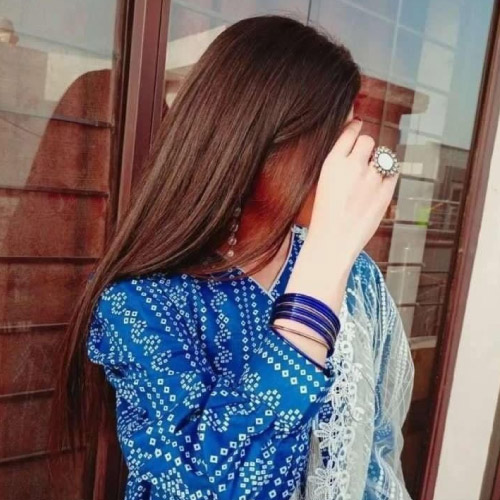 Blue dress stylish girl attitude dp for whatsapp