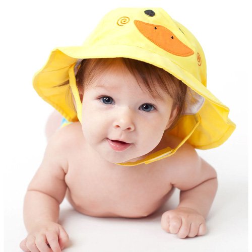 baby dp - baby with yellow hat