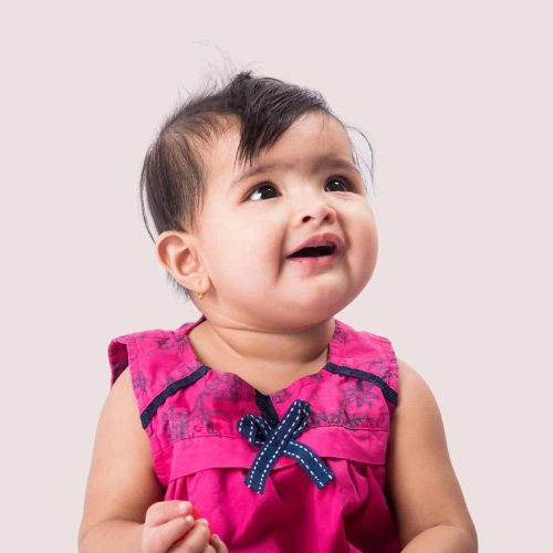 Baby Girl Dp - pink dress hindu baby
