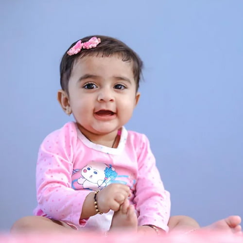 Baby Dp for WhatsApp - nice pink dress Indian baby girl