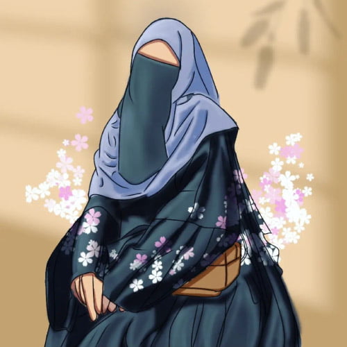 Muslim girl - cartoon hijab dp