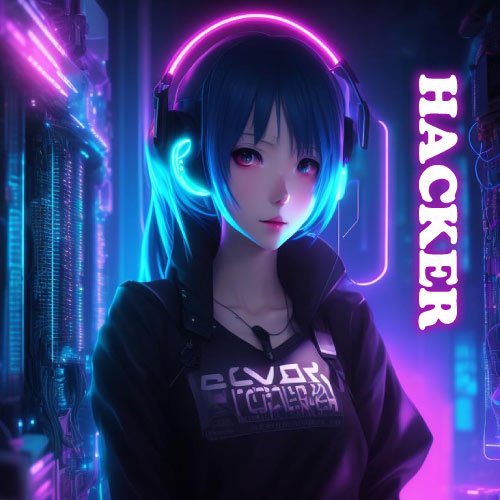 Hacker Photo Dp - anime beautiful girl