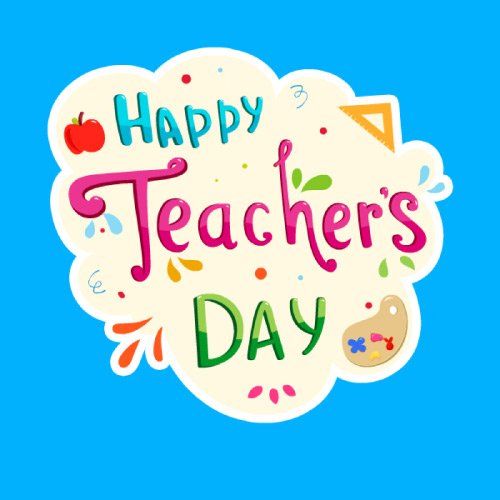 Teachers Day Pics - beautiful blue background