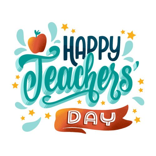Teachers Day DP - beautiful font pic