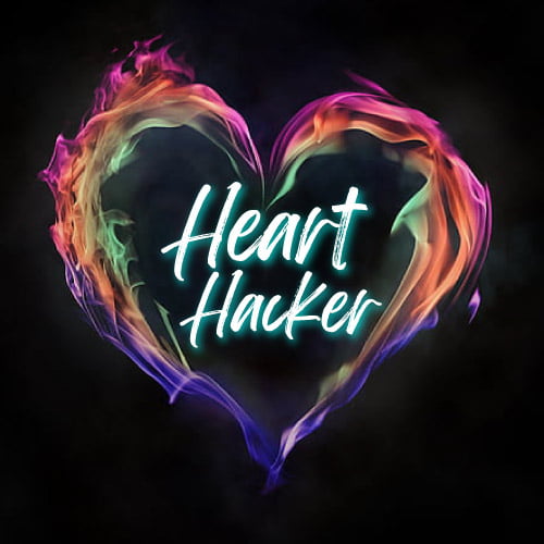 Heart Hacker Dp - beautiful glowing heart