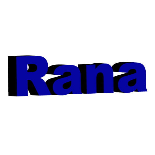 Rana Dp - beautiful text color blue black pic