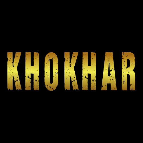 Khokhar Wallpaper - black background gradient color text pic