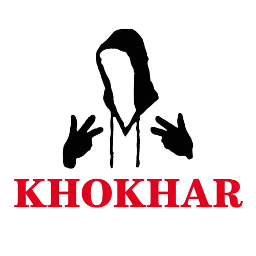 Khokhar Dp - black boy vector red color text pic