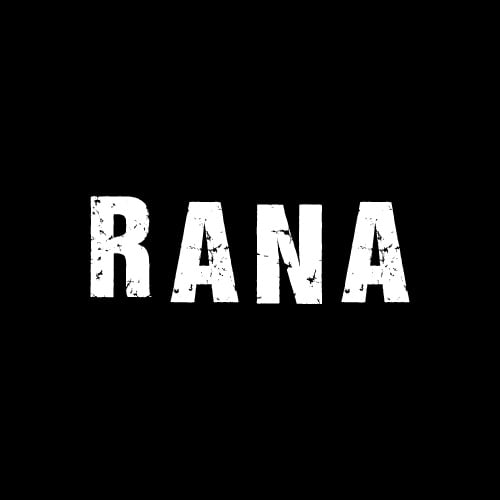 Rana Dp - black color background stylish font image