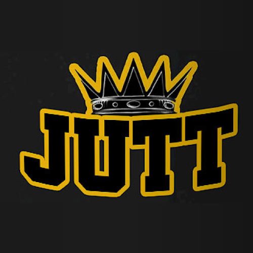 Jutt Dp - black color background yellow outline pic