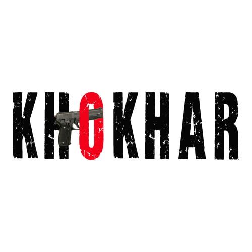 Khokhar Wallpaper - black color red color text gun pic