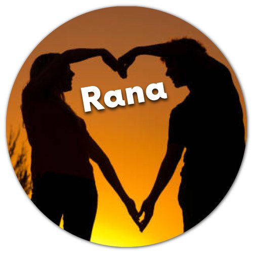 Rana Dp - boy girl circle heart pic