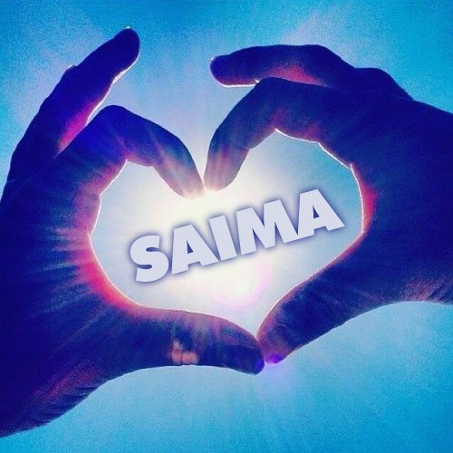 Saima Dp - boy hand heart