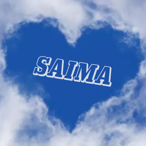 Saima Dp - cloud heart