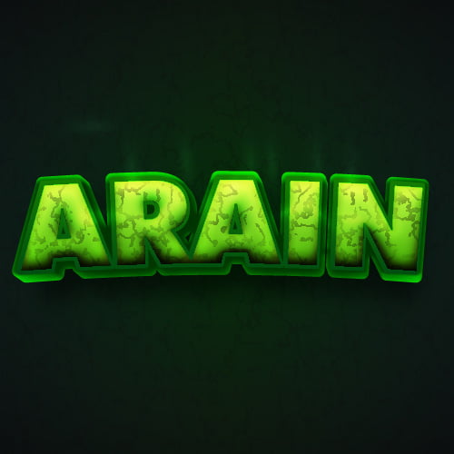 Arain dp - deep green background text color green pic