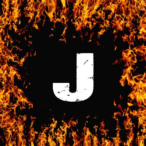 J Name Dp - fire background