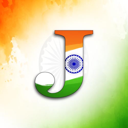 Flag indian j name dp