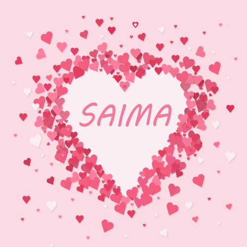 Saima Dp - flower heart