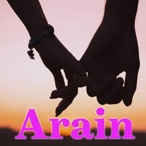 Arain dp - good look text color pink image