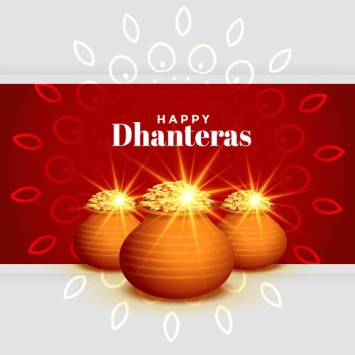 Happy Dhanteras Images - good look red color background photo