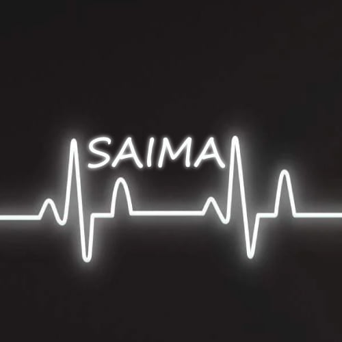 Saima Dp - gray color background