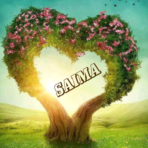 Saima Dp - heart tree