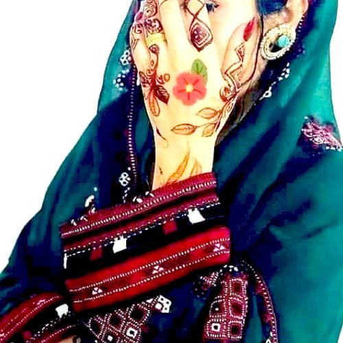 Balochi Dp - hidden face lady