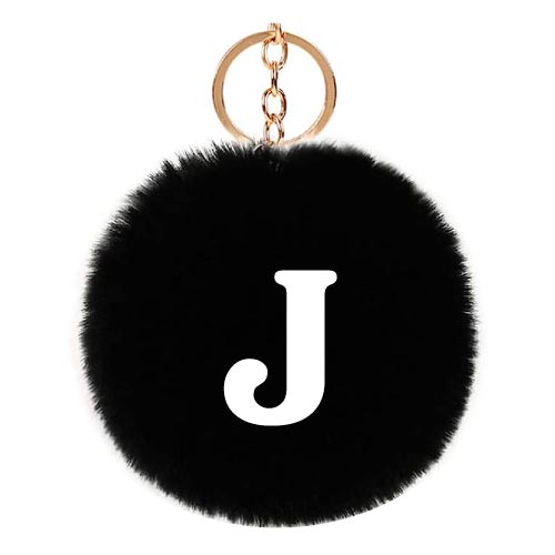 J Name Dp - keychain black