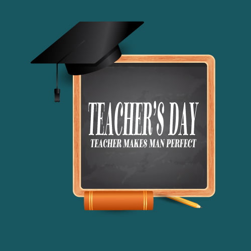 Teachers Day DP - lovely black-board pic