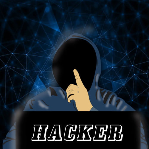 Hacker Photo Dp - nice background finger on mouth 