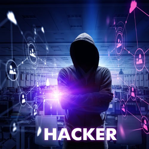 Hacker Photo Dp - nice white color text pic