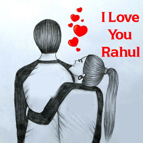 Rahul Dp - rahul & girl pencil drawing