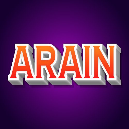 Arain dp - purple gradient color background