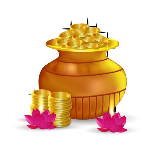 Happy Dhanteras - two pink color flower photo