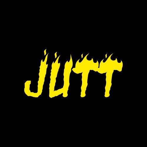 Jutt Dp - yellow color text black color background pic